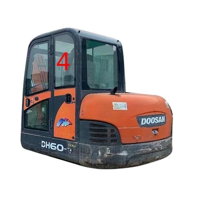 شیشه کابین DH55 DOOSAN برای حفاری درب سبز سمت چپ موقعیت عقب شماره 4