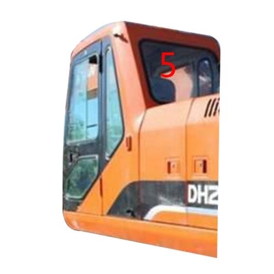 تعویض پنجره پشتی کابین بیل مکانیکی DH215-9 DOOSAN