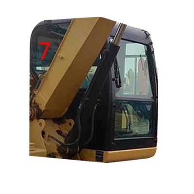 تعویض پنجره حفار سفید شیشه ای کابین CATERPILLAR سمت راست