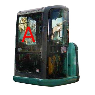 تعویض شیشه بیل مکانیکی CE KOBELCO شیشه جلو و پنجره حفار