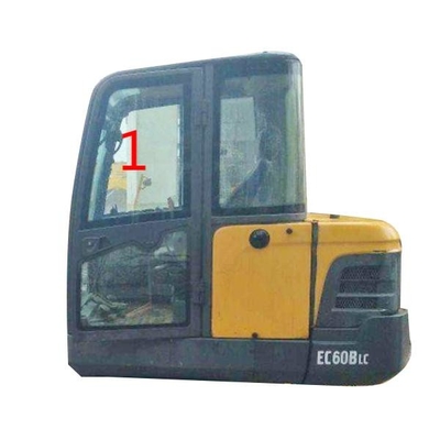 EC60 VOLVO شیشه جلو پنجره سمت چپ موقعیت NO.1 مقاوم در برابر خم شدن