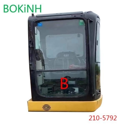 تعویض شیشه بیل مکانیکی OEM CATERPILLAR 210-5792 کابین جلوی رو به پایین، شیشه جلوی درجه حرارت B.