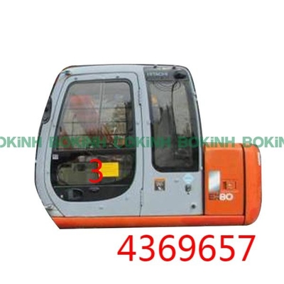 4369657 پنجره شیشه ای بیل مکانیکی هیتاچی درب سمت چپ پایین موقعیت شماره 3