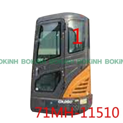 71MH-11510 HYUNDAI شیشه ای جلو کابین بیل مکانیکی پنجره سمت چپ سمت بالا موقعیت NO.1 دم کرده