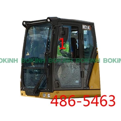486-5463 شیشه کابین CATERPILLAR موقعیت سمت چپ شیبدار NO.1 شیشه سکوریت
