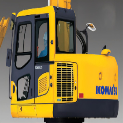 22B-54-28341 کابین بیل مکانیکی KOMATSU با شیشه سکوریت شده درب چپ موقعیت عقب شماره 4