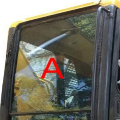 بدون سوراخ شیشه جلو شیشه ای بیل مکانیکی KOMATSU کابین
