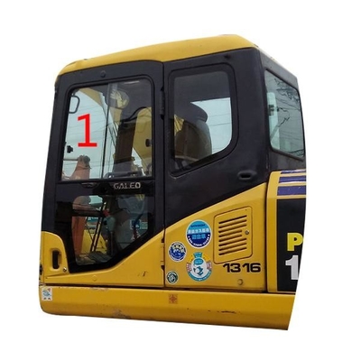 شیب سمت چپ شیشه کابین دوو KOMATSU NO.1 به ضخامت 5 میلی متر