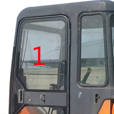 شیشه جلو بیل مکانیکی ولوو سمت چپ DAEWOO DH55 به ضخامت 5 میلی متر