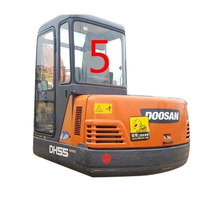 شیشه کابین بیل مکانیکی سفید DAEWOO DH55 سمت عقب NO.5