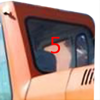 تعویض پنجره پشتی کابین بیل مکانیکی DH215-9 DOOSAN