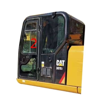تعویض پنجره درب بیل مکانیکی E307E CAT307E CATERPILLAR سمت چپ موقعیت مستقیم شماره 2