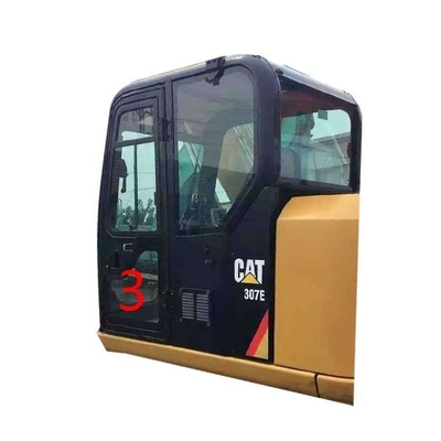 شیشه کابین CATERPILLAR مقاوم در برابر خم شدن برای حفار OEM درب سمت چپ موقعیت پایین شماره 3
