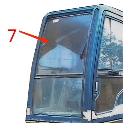 سمت راست پنجره بیل مکانیکی KOBELCO شیشه ای سبز موقعیت شماره 7