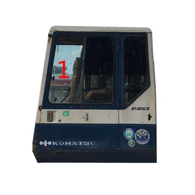 تعویض پنجره درب بیل مکانیکی چپ شیشه ای کابین KOMATSU با مقاومت بالا