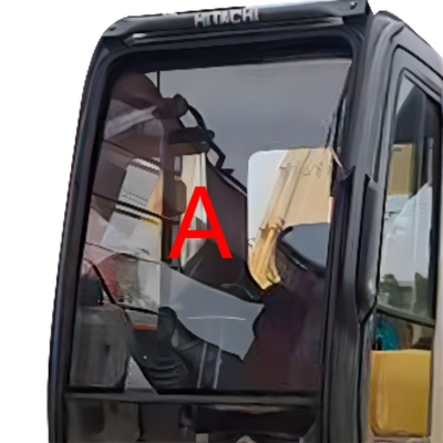 کابین بیل مکانیکی هیتاچی با ارتفاع 790 میلی متر شیشه جلو به بالا موقعیت A