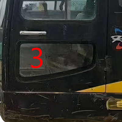 HYUNDAI سبز جلو شیشه ای درب سمت چپ پایین موقعیت NO.3 OEM