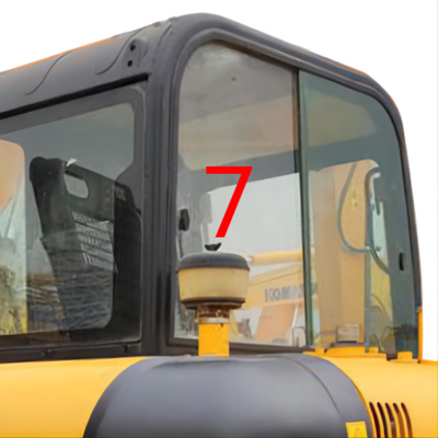 R55-7 R60-7 تعویض شیشه جلو هیوندای RoHS Mini Digger Glass