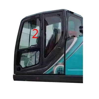 شیشه 4 میلی متری شیشه سکوریت شده سمت چپ شیشه کابین بیل مکانیکی KOBELCO