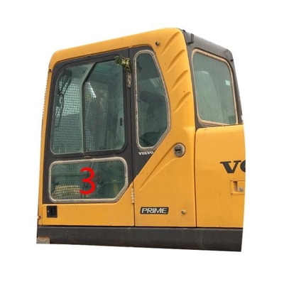 EC240B VOLVO شیشه جلو کابین بیل مکانیکی شیشه ای 5 میلی متری شیشه سکوریت