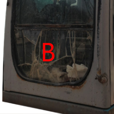 تعویض پنجره بیل مکانیکی SK-6 SK230-6 SK-8 KOBELCO از جلو و پایین موقعیت B
