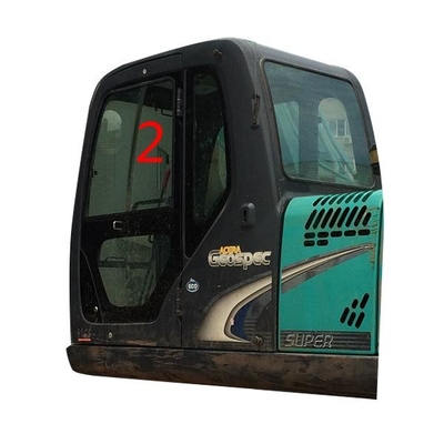تعویض پنجره درب بیل مکانیکی SK230-6 SK-6 SK-8 شیشه جلو سمت چپ موقعیت NO.2