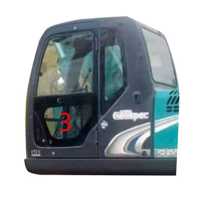 SK-6 SK-8 SK230-6 SK50 درب چپ شیشه ای بیل مکانیکی KOBELCO موقعیت پایین شماره 3 سبز
