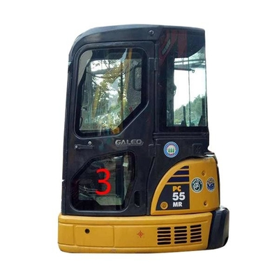 تعویض پنجره حفار OEM KOMATSU PC55MR درب سمت چپ شیشه کابین پایینی شماره 3