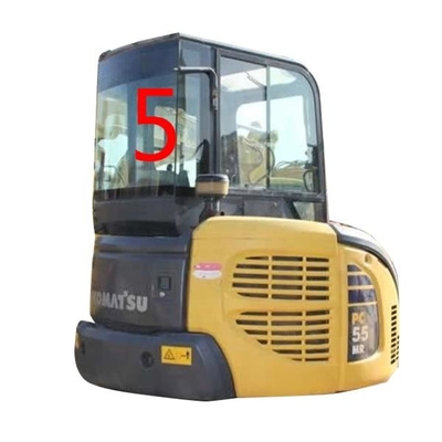 تعویض شیشه جلوپنجره PC55MR PC55 بیل مکانیکی KOMATSU با شماره پشتی RoHS NO.5