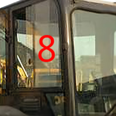 تعویض پنجره بیل مکانیکی DOT KOMATSU PC55MR سمت راست موقعیت شماره 8