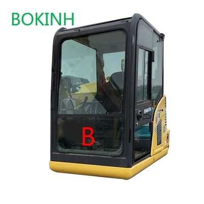 تعویض شیشه بیل مکانیکی PC70-8 جلو رو به پایین کوماتسو شیشه سکوریت شده B