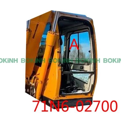 71N6-02700 HYUNDAI جلو شیشه ای 797mm عرض کابین بیل مکانیکی موقعیت بالایی A