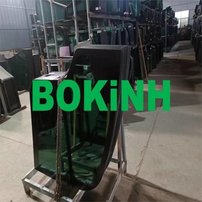 71EH-10860 HYUNDAI شیشه جلویی به سمت پایین موقعیت B پنجره کابین بیل مکانیکی دمیده شده