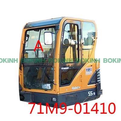 71M9-01410 بیل مکانیکی HYUNDAI تعویض شیشه جلویی موقعیت بالایی یک پنجره سرد شده