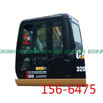 320D2 CATERPILLAR Cab Glass 156-6475 موقعیت شیب سمت چپ NO.1