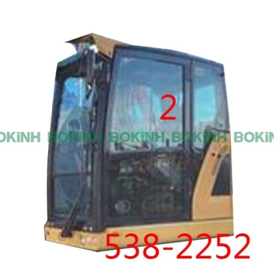 538-2252 شیشه جایگزین بیل مکانیکی کاترپیلار سمت چپ موقعیت مستقیم NO.2 شیشه سکوریت